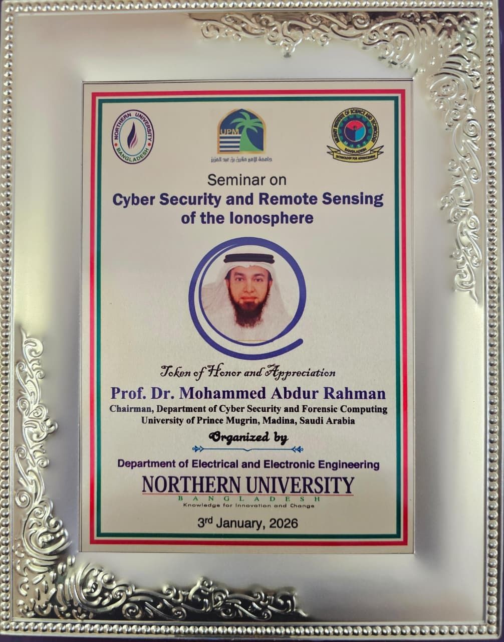 Recognition — Technical Speech, Northern University