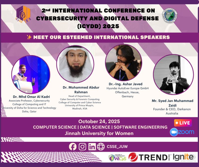 Jinnah University for Women ICYDD 2025