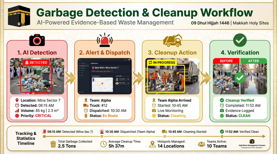 AI Garbage Detection & Cleanup Workflow